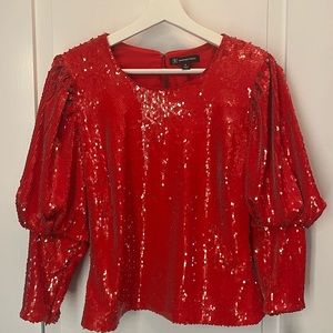 INC sequined Top